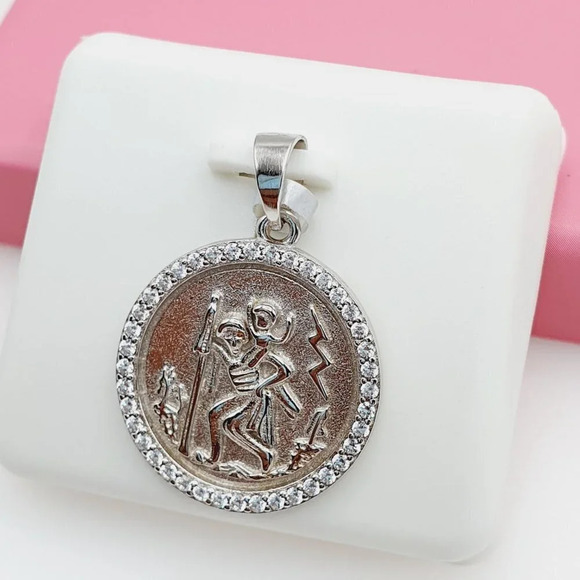 - 925 Sterling Silver Cubic Zirconia Pendant, U19254509 - Picture 6 of 11